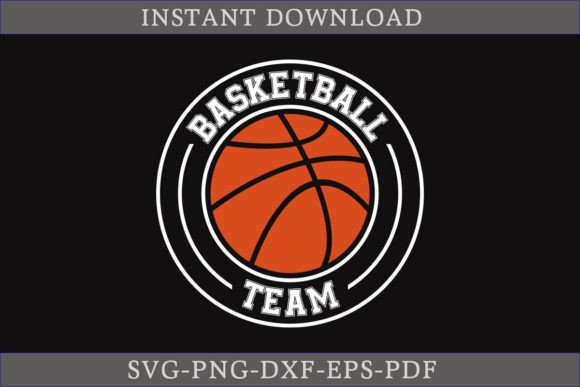 Basketball Team SVG Cut File: A Versatile Graphics Asset for Crafts and Marketing
