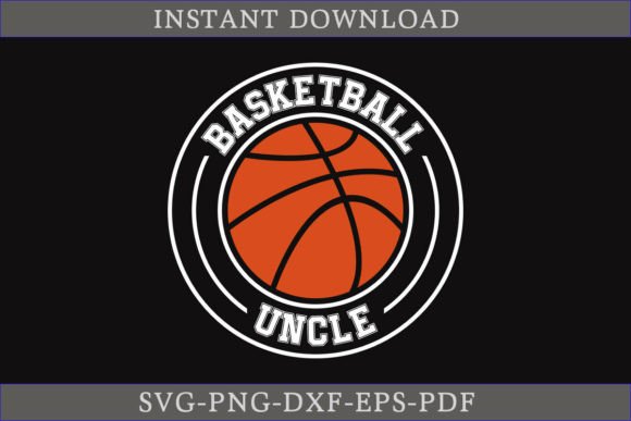 Basketball Uncle SVG Cut File: A Versatile Graphics Asset for Crafts