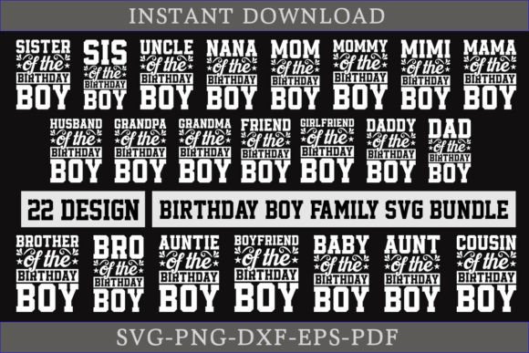 Birthday Boy Family SVG Bundle: A Must-Have for Crafters