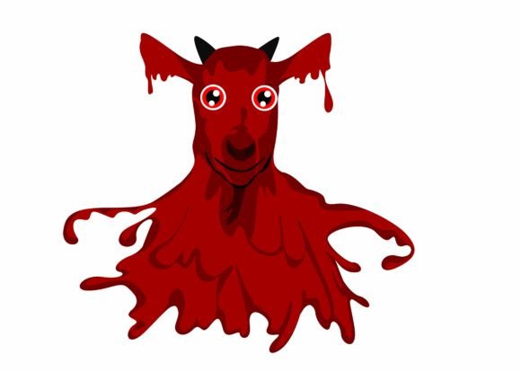 Bloody Goat Svg, Halloween Svg for Creative Graphics and Crafts