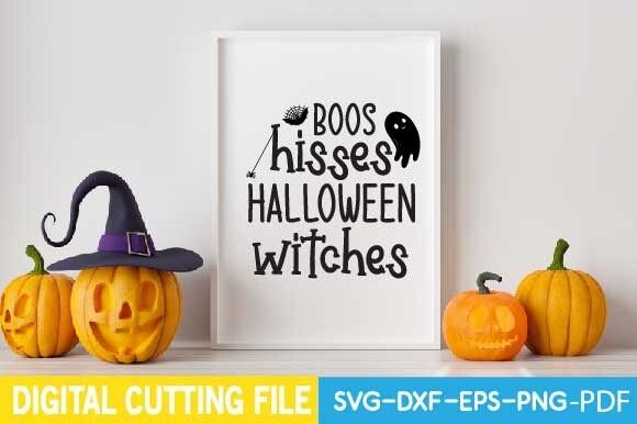 Boos Hisses Halloween Witches Svg for Graphics and Crafts