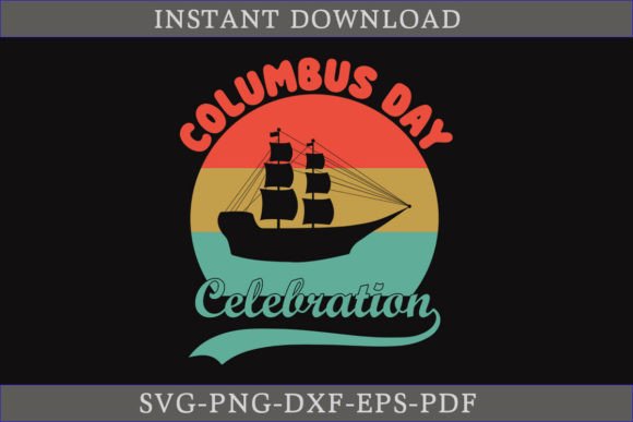 Columbus Day Celebration Vintage SVG: A Graphics and Crafts Gem