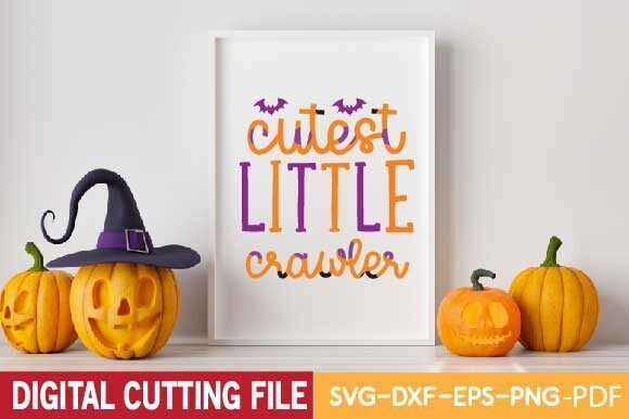 Cutest Little Crawler Svg: A Charming Graphics Asset for Crafts