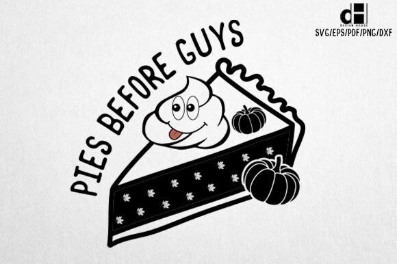 Fall Pumpkin Pies Before Guys: A Creative Graphics Asset for Crafts