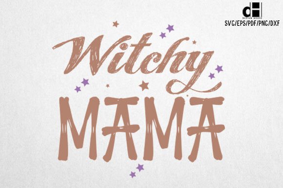 Halloween Witch Mama SVG Design for Creative Crafts