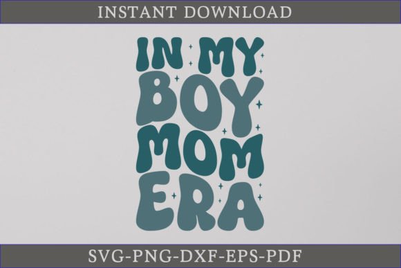 In My Boy Mom Era Halloween Retro SVG: A Crafts and Graphics Gem