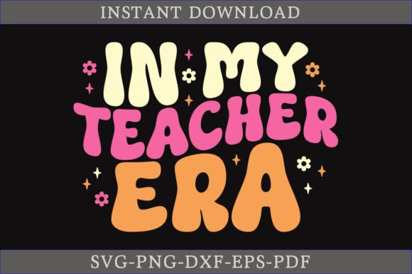 In My Teacher Era Halloween Retro SVG for Graphics and Crafts