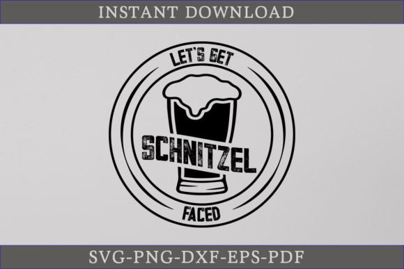 Let's Get Schnitzel Faced: A Fun SVG for Crafts and Graphics