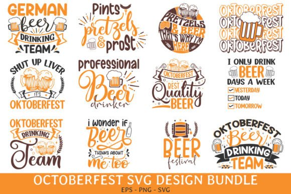 Octoberfest Svg Design Bundle for Graphics and Crafts
