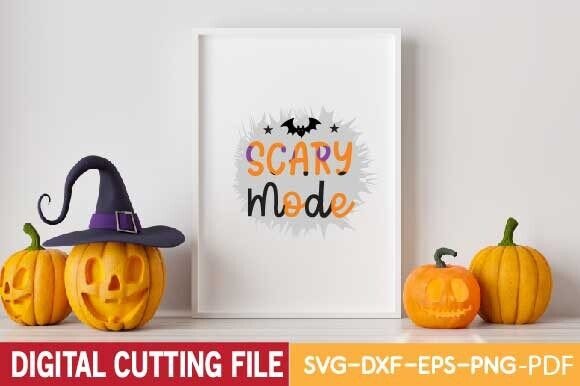 Scary Mode Svg: A Bold Graphics Asset for Crafts