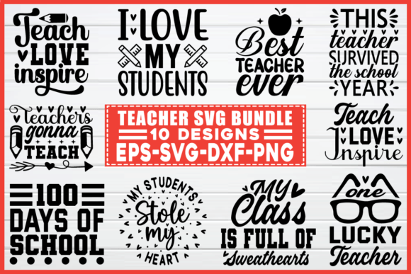 Teacher Svg Bundle: A Must-Have for Creative Graphics & Crafts