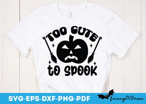 Too Cute to Spook SVG: A Charming Graphics Asset for Crafts