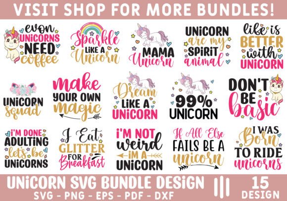 Unicorn Svg Bundle: A Magical Addition to Crafts and Graphics