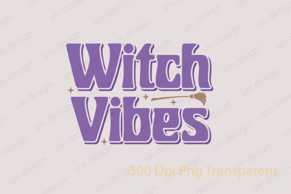 Witch Vibes Halloween Witch SVG Design for Crafts and Graphics